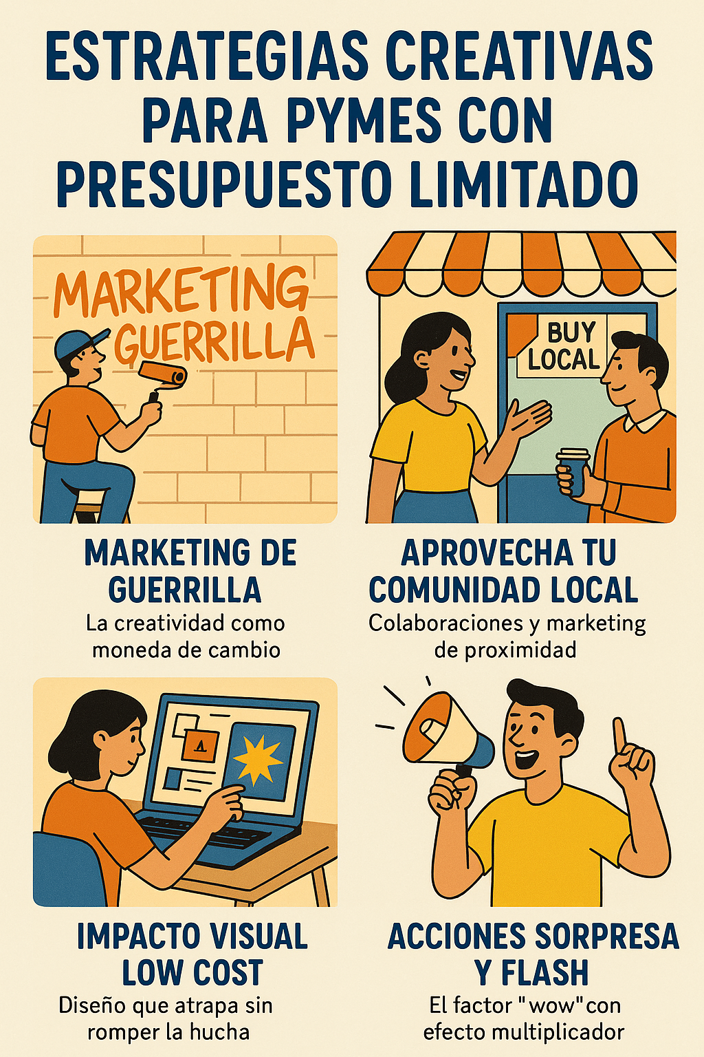 ESTRATEGIAS CREATIVAS PARA PYMES CON PRESUPUESTO LIMITADO