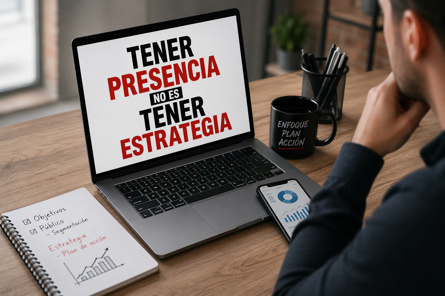 TENER PRESENCIA NO ES TENER ESTRATEGIA