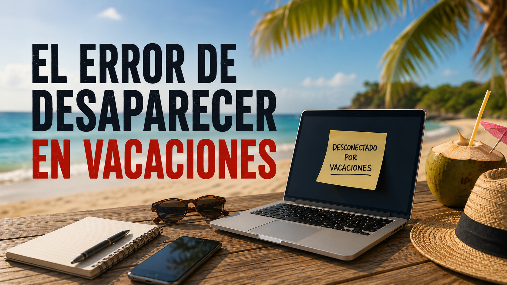 EL ERROR DE DESAPARECER EN VACACIONES