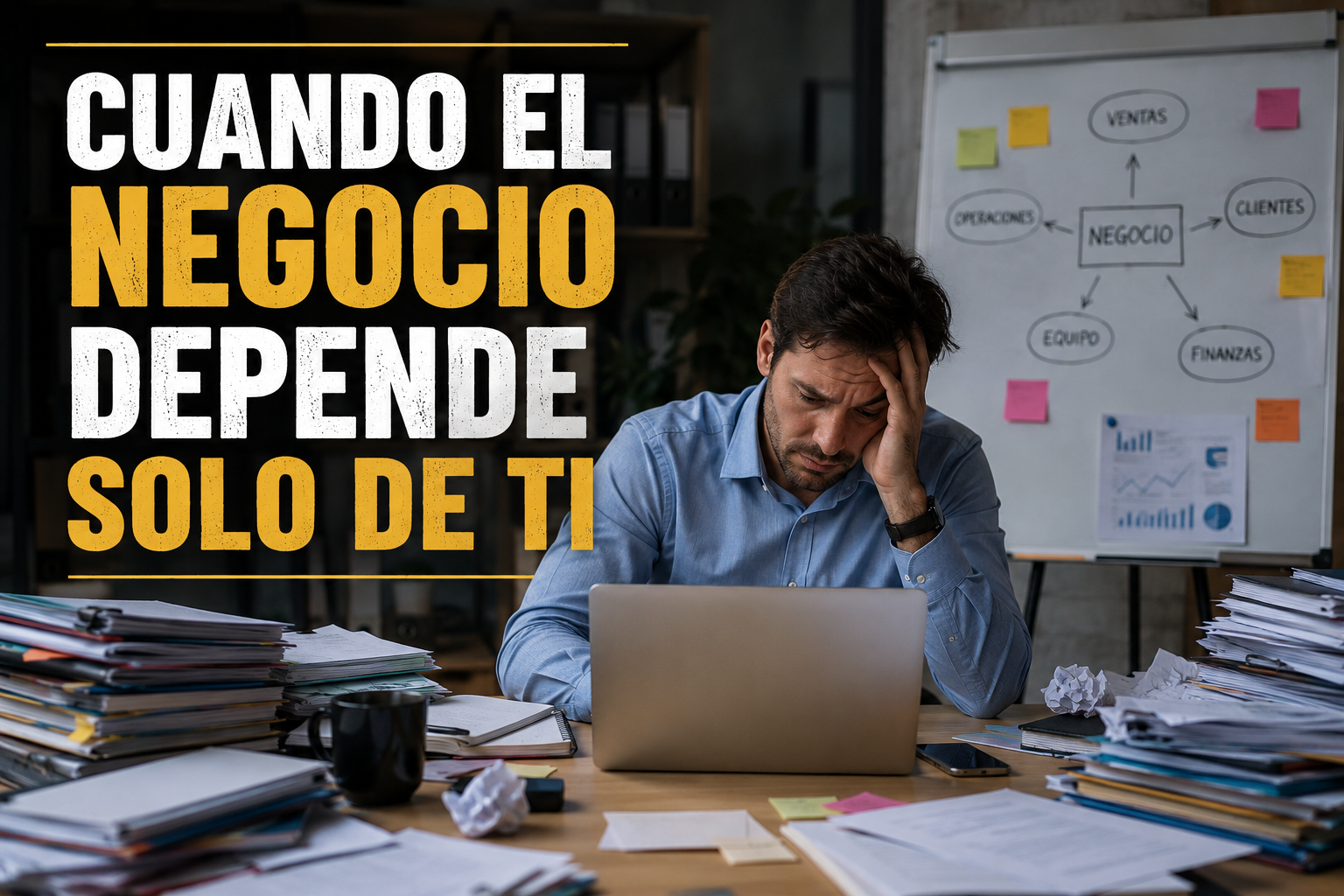 CUANDO EL NEGOCIO DEPENDE SOLO DE TI